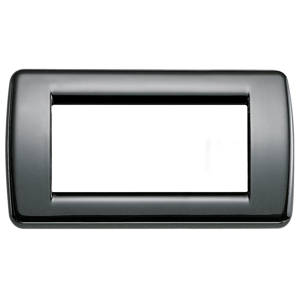 VIMAR - 16754.11 - Rondò plate 4M metal black