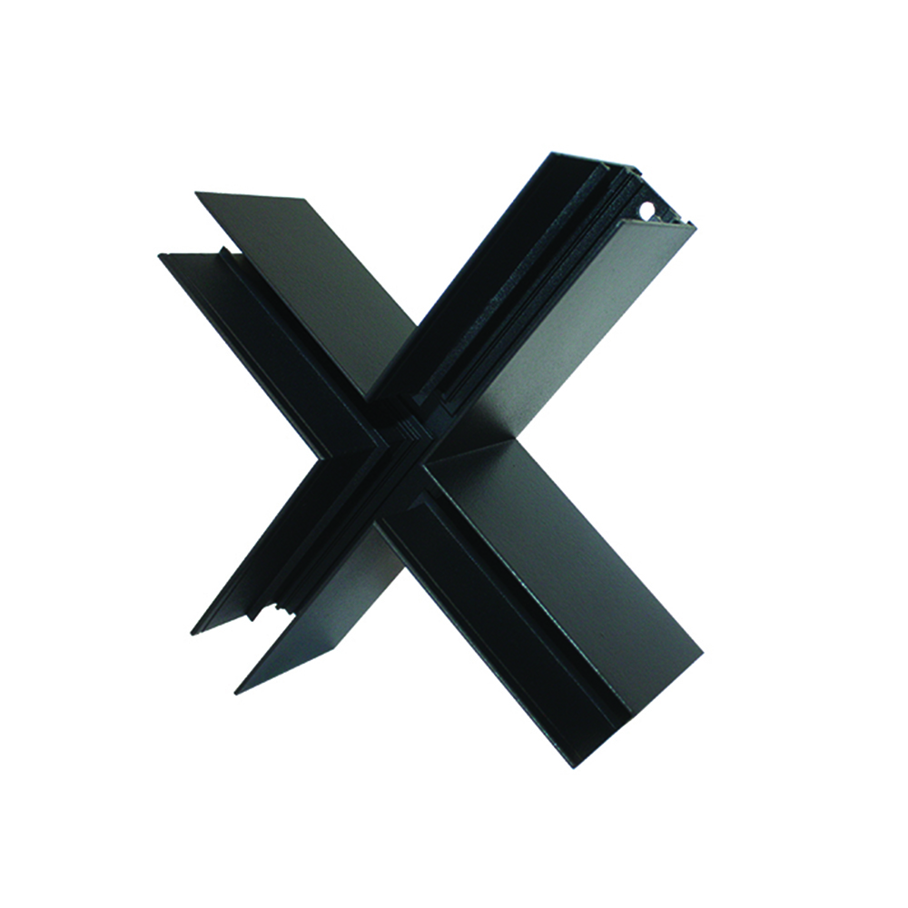 ACA LIGHTING - MSCROSSB MATTE BLACK CONNECTOR 