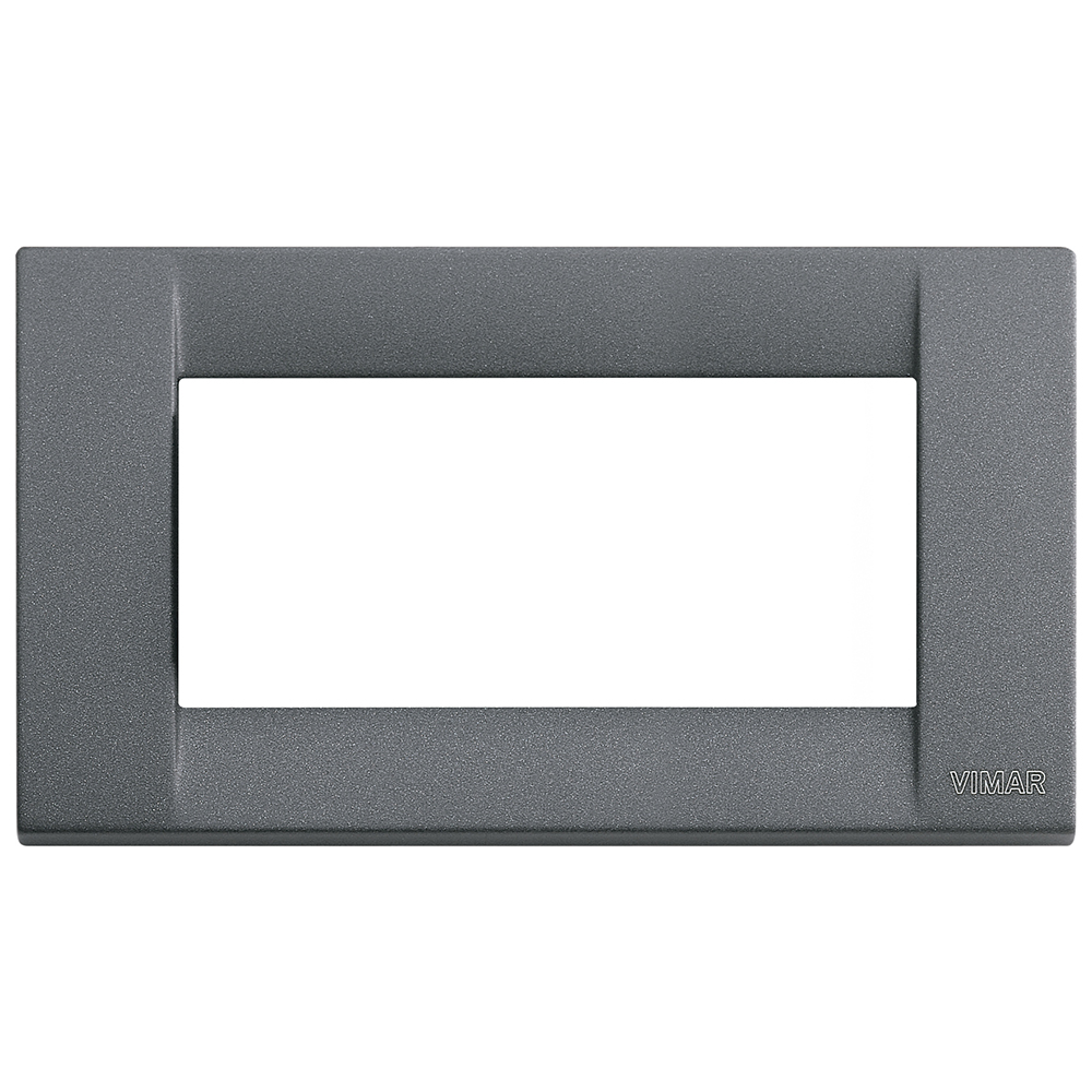 Frame Color:gray VIMAR - 16734.46 - Classica plate 4M metal slate grey