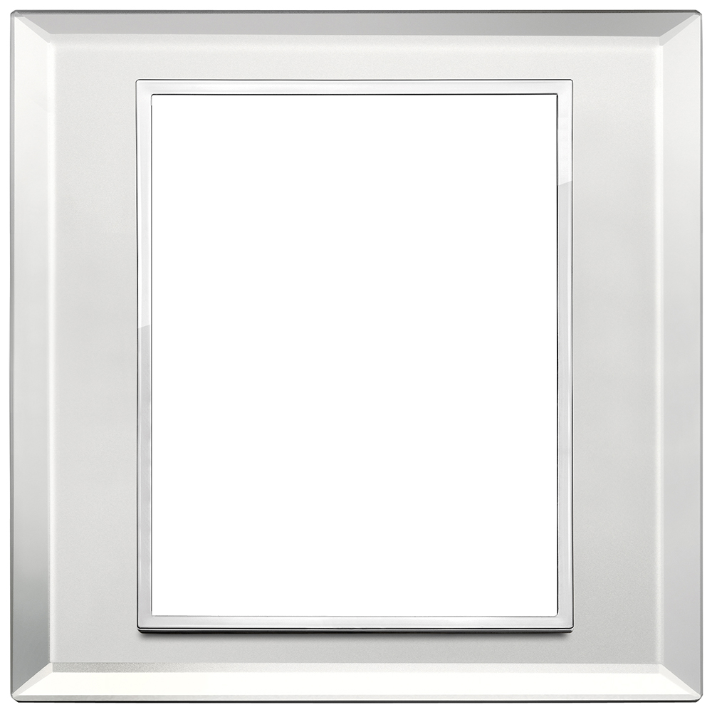 VIMAR - 21668.72 - Plate 8(4+4)M crystal silver ice