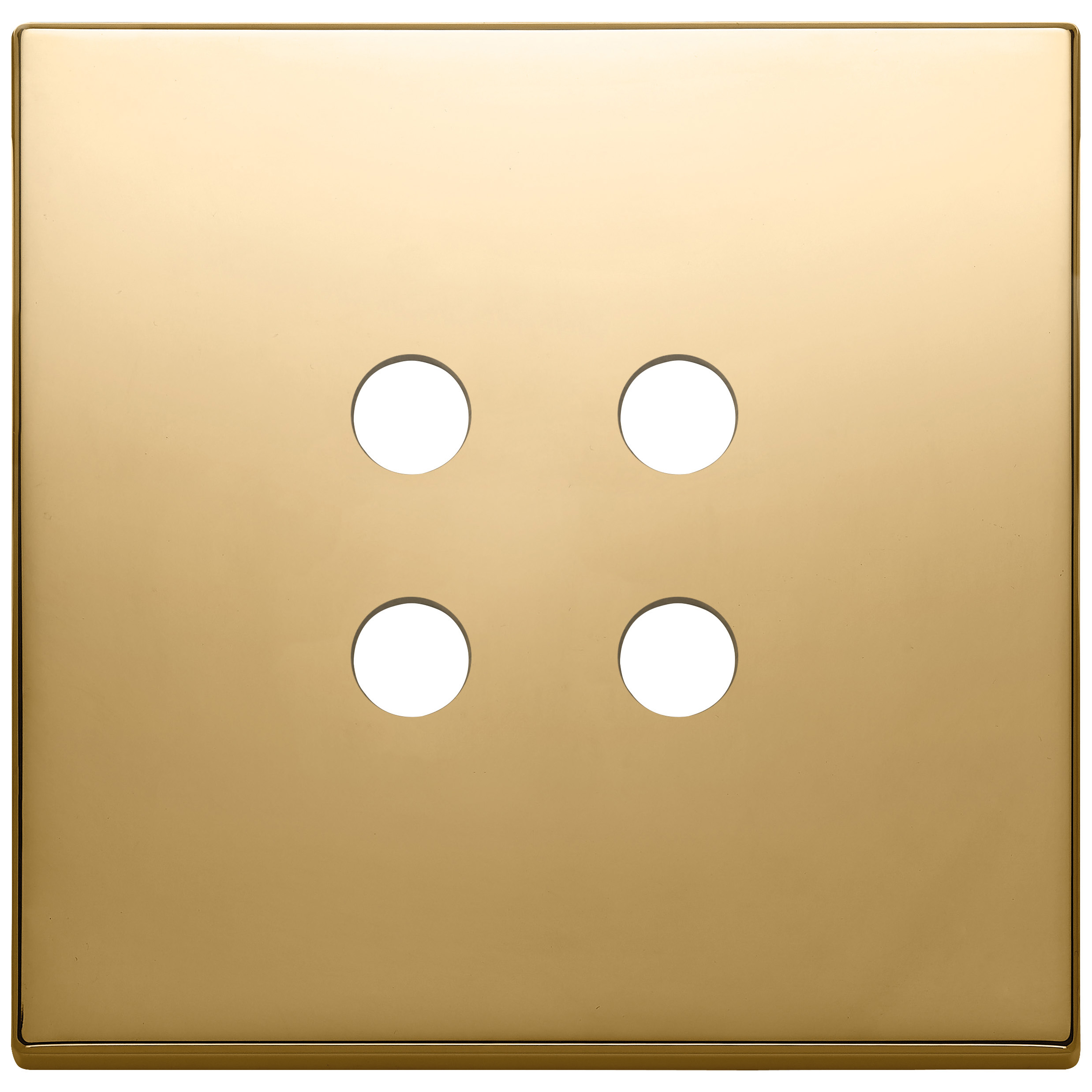 VIMAR - Plate 2Mx4 Tondo gold - 22692.RN.82