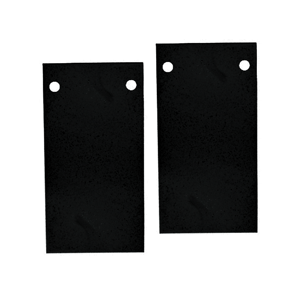 ACA LIGHTING - End cap for white SURFACE/RECCESED magnetic track ( set of 2 psc) MSRECB