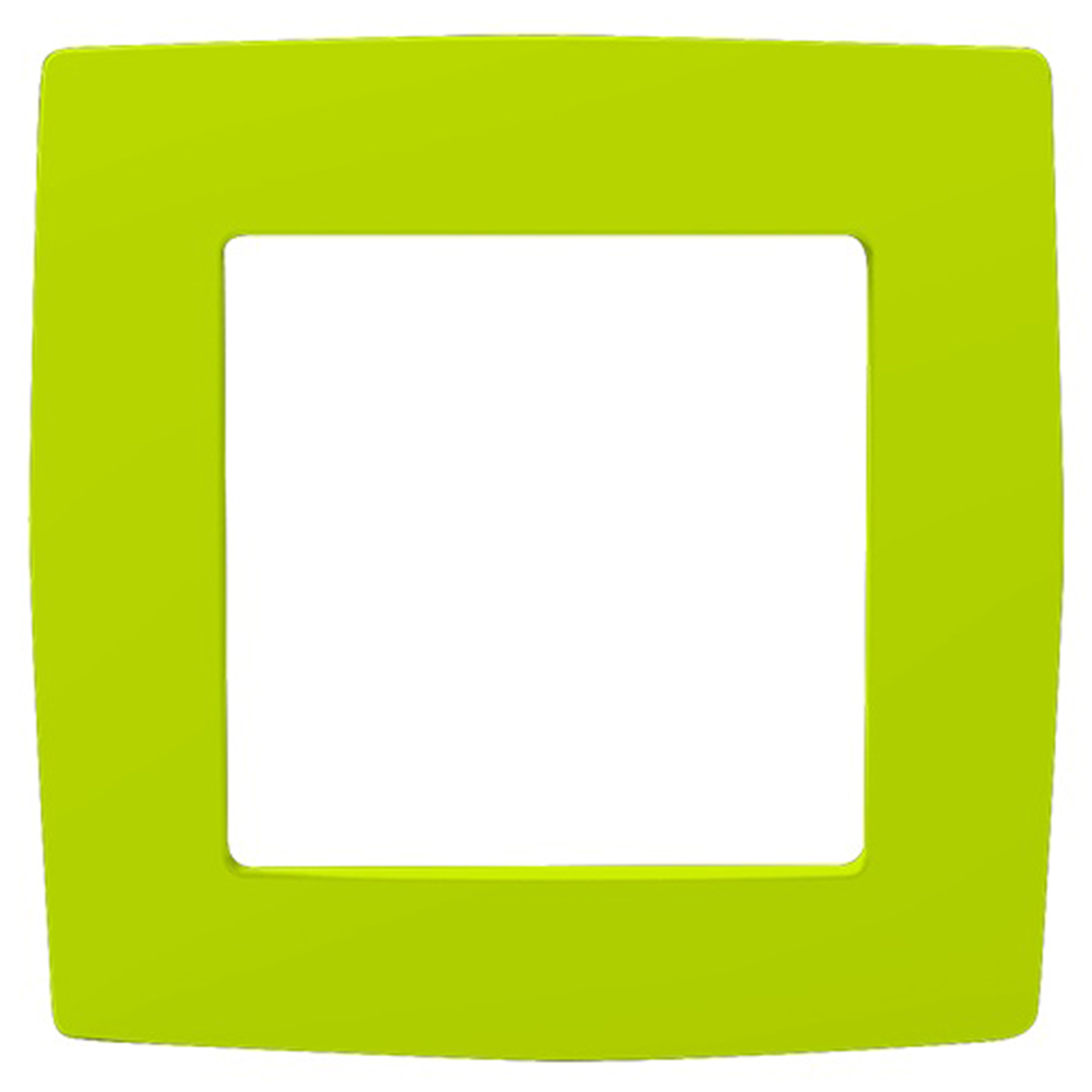 Picture Frame Color:green ACA LIGHTING - PRIME 1 GANG FRAME IP20 LIGHT GREEN 1000119008