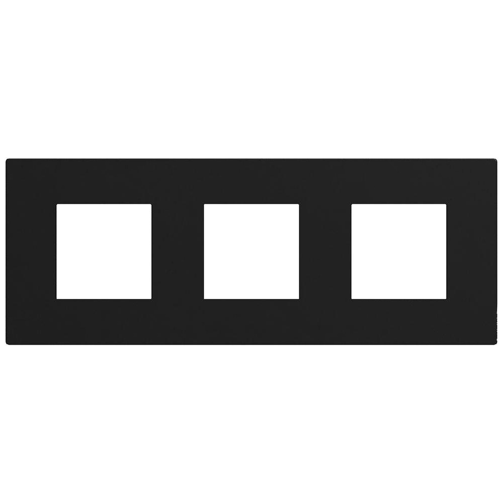 BTICINO - cover plate 2+2+2 modules Dark Light Now YA4802M3DD