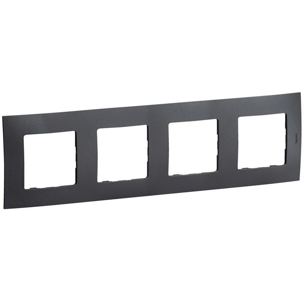 LEGRAND - Frame 4x Dark grey Niloe New NP114GR