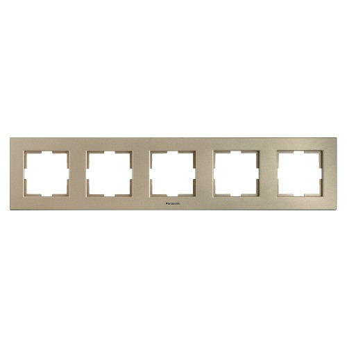 PANASONIC - 5 Gang Frame Horizontal WKTF08052BR‐EU1 bronze