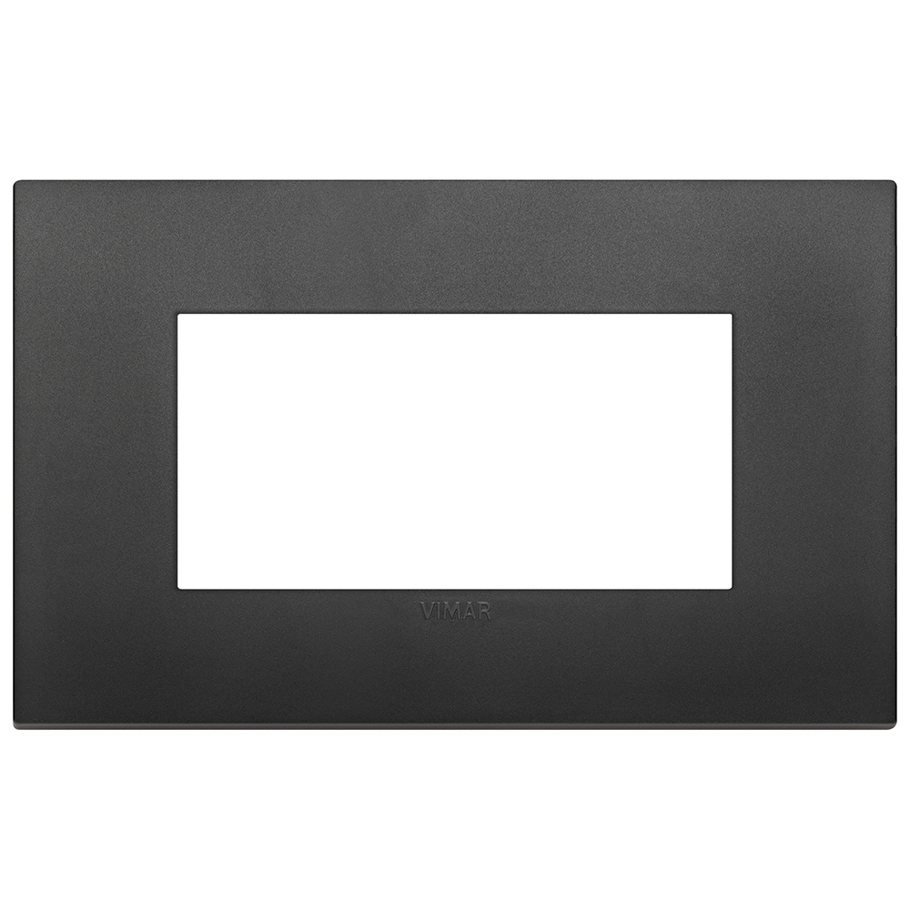 VIMAR - 19654.71 - Classic plate 4M technopolymer black