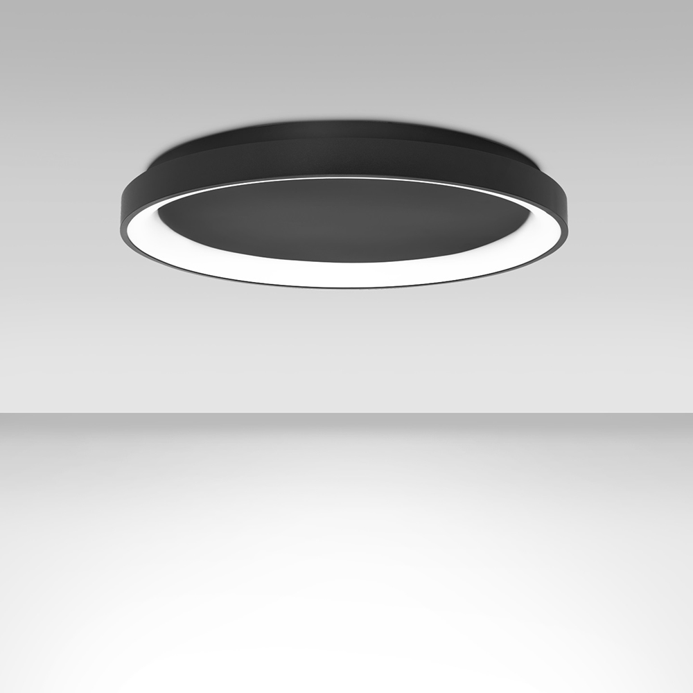POLARIS LIGHTING - SIRIUS LED PLAFOND Ø490/60mm 48W CCT 3840lm 120° black 2109