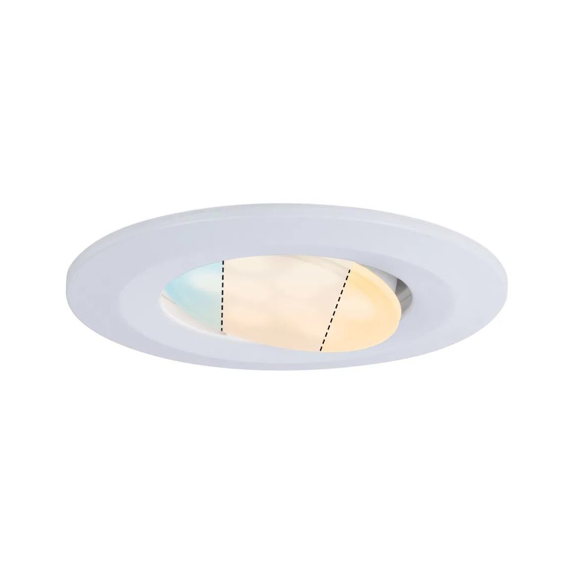 PAULMANN - LED Recessed light 92998 CALLA single light swiveling ⚡ IP65 ...