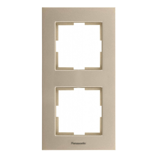 PANASONIC - 2 Gang Frame Vertical WKTF08122BR‐EU1 bronze
