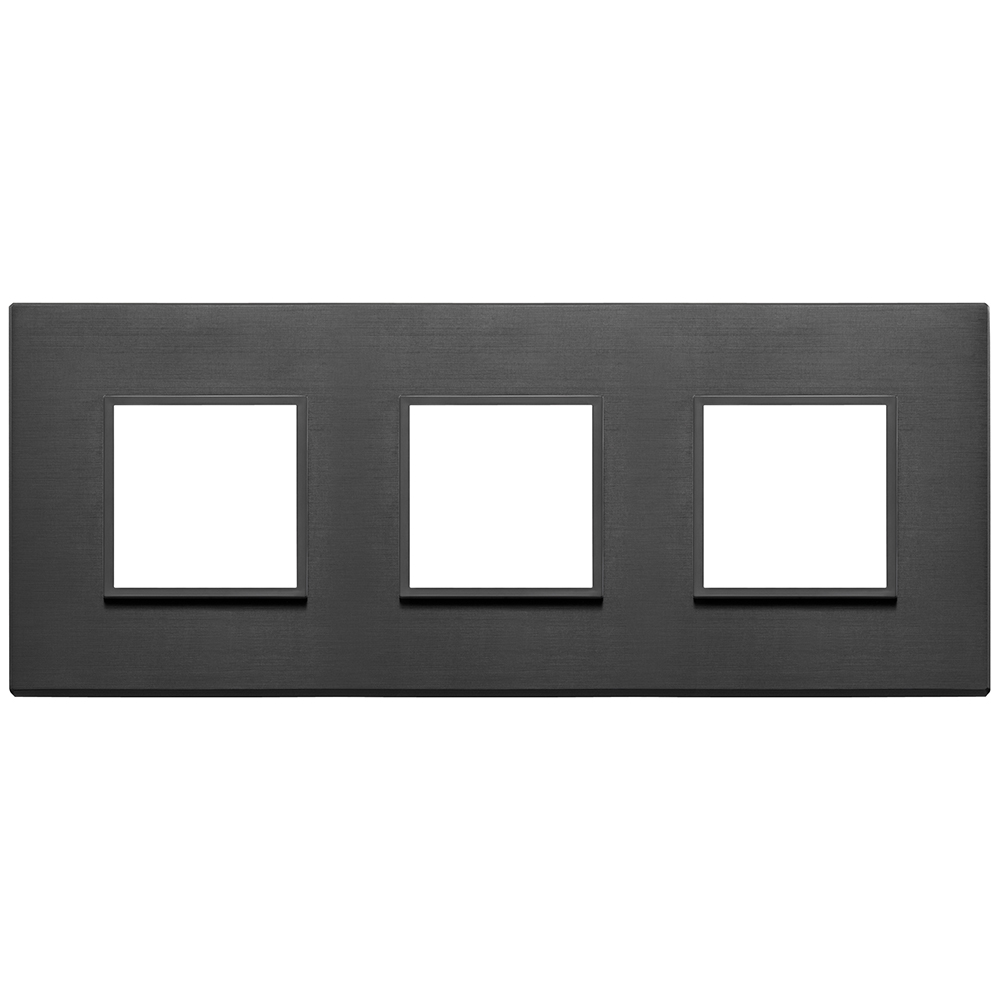 VIMAR - 21644.18 - Plate 6M (2+2+2) 71mm total black