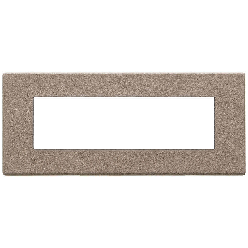 VIMAR - 22657.22 - Plate 7M leather Steppe