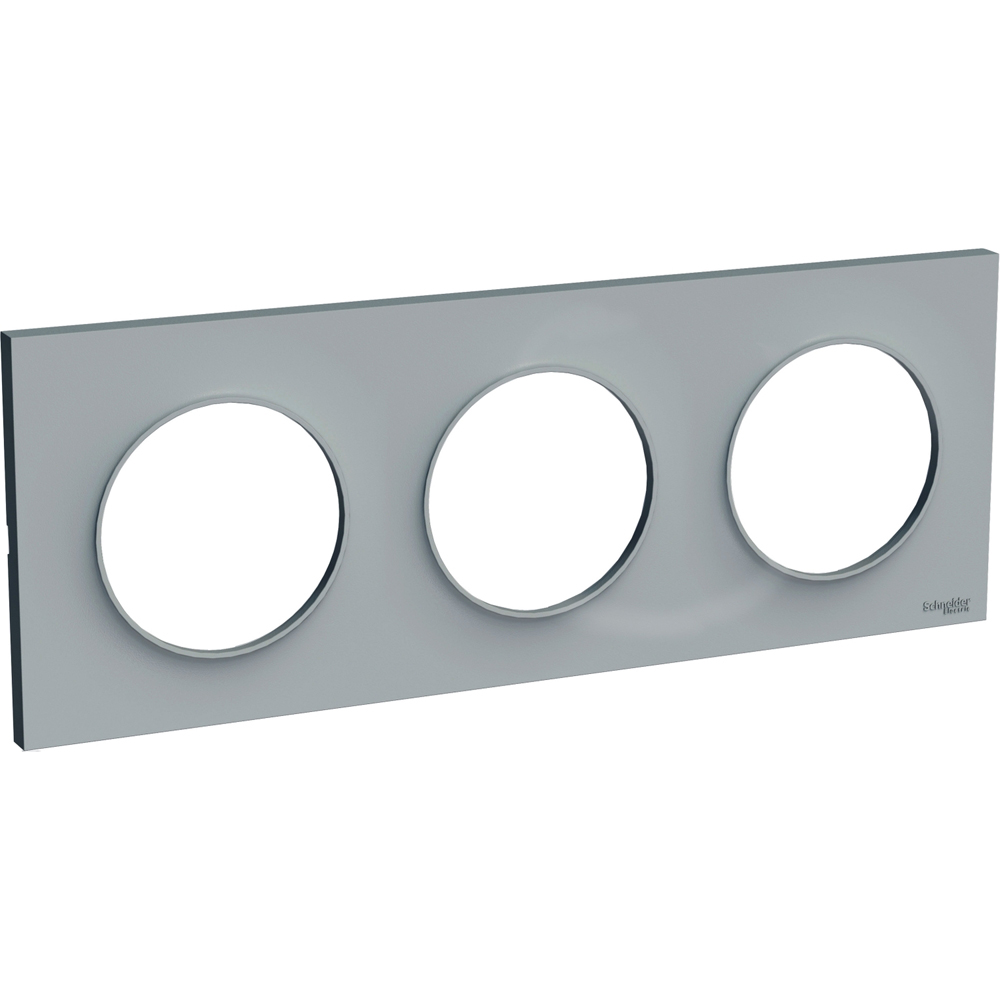 SCHNEIDER ELECTRIC - S520706A1 Odace Styl cover frame 3 gang grey
