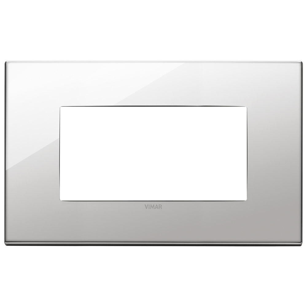 VIMAR - 22654.81 - Plate 4M metal nickel