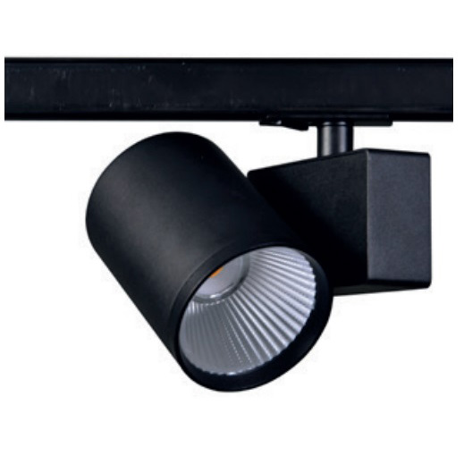 ACA LIGHTING - LED track luminaire  LISOR 20W 3000K 1-PHASE LISOR2030B2