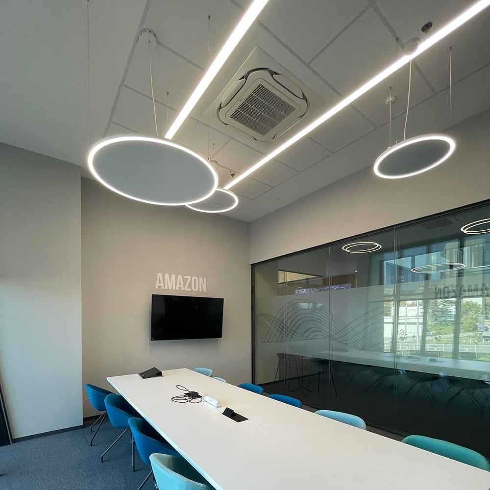 POLARIS LIGHTING - LED акустичен кръг COOL Ø1150/25/25mm 63W 3000K 5670 lm 110° бял 2503-115
