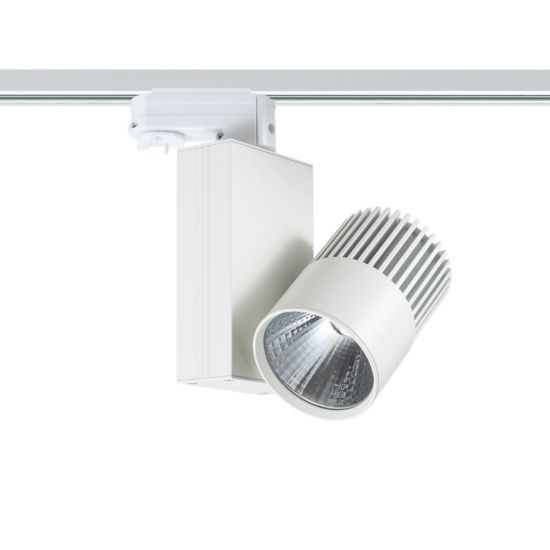 ACA LIGHTING -  BIENAL1540W2 WHITE LED TRACK LIGHT 15W 4000K 2WIRES 36° 1100LM 230V Ra80