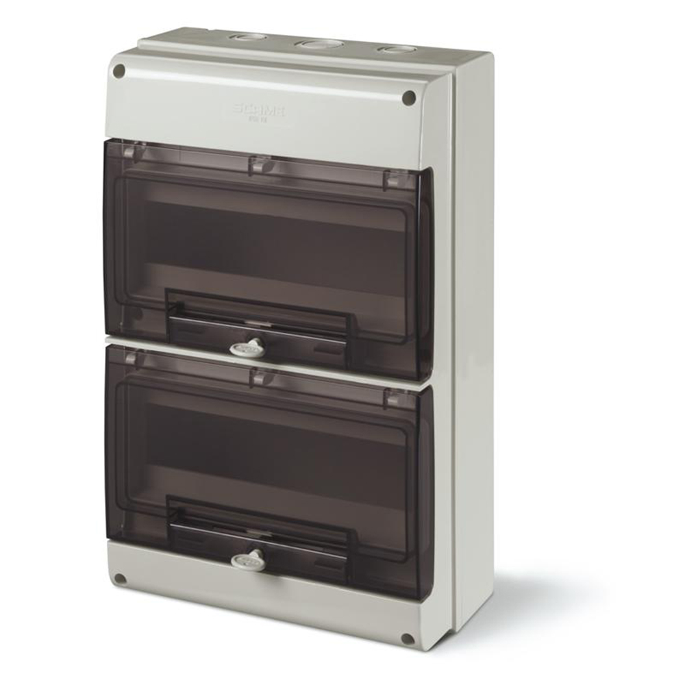 SCAME - Табло за открит монтаж 2х12 мод серия Domino IP66 256x400x140mm  672.4024