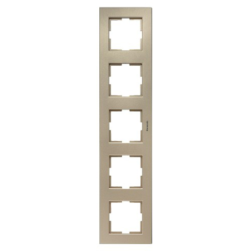 PANASONIC - 5 Gang Frame Vertical WKTF08152BR‐EU1 bronze