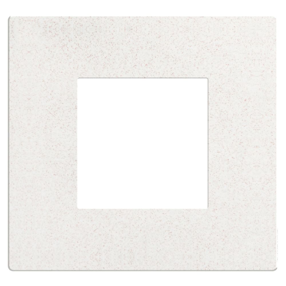BTICINO - cover plate 2 modules White Fiber Light Now YA4802WV