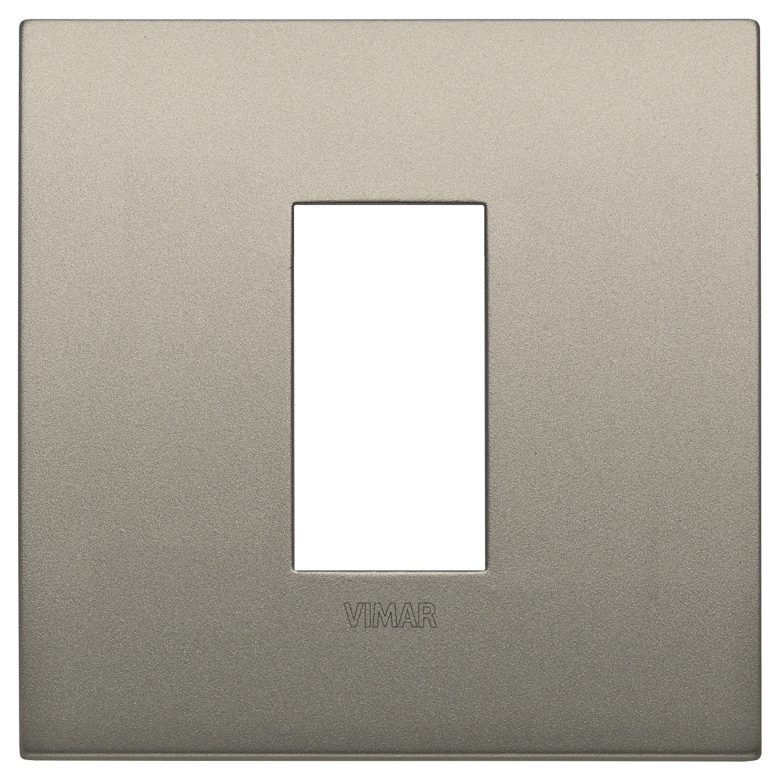VIMAR - 19641.13 - Classic plate 1M metal matt champagne