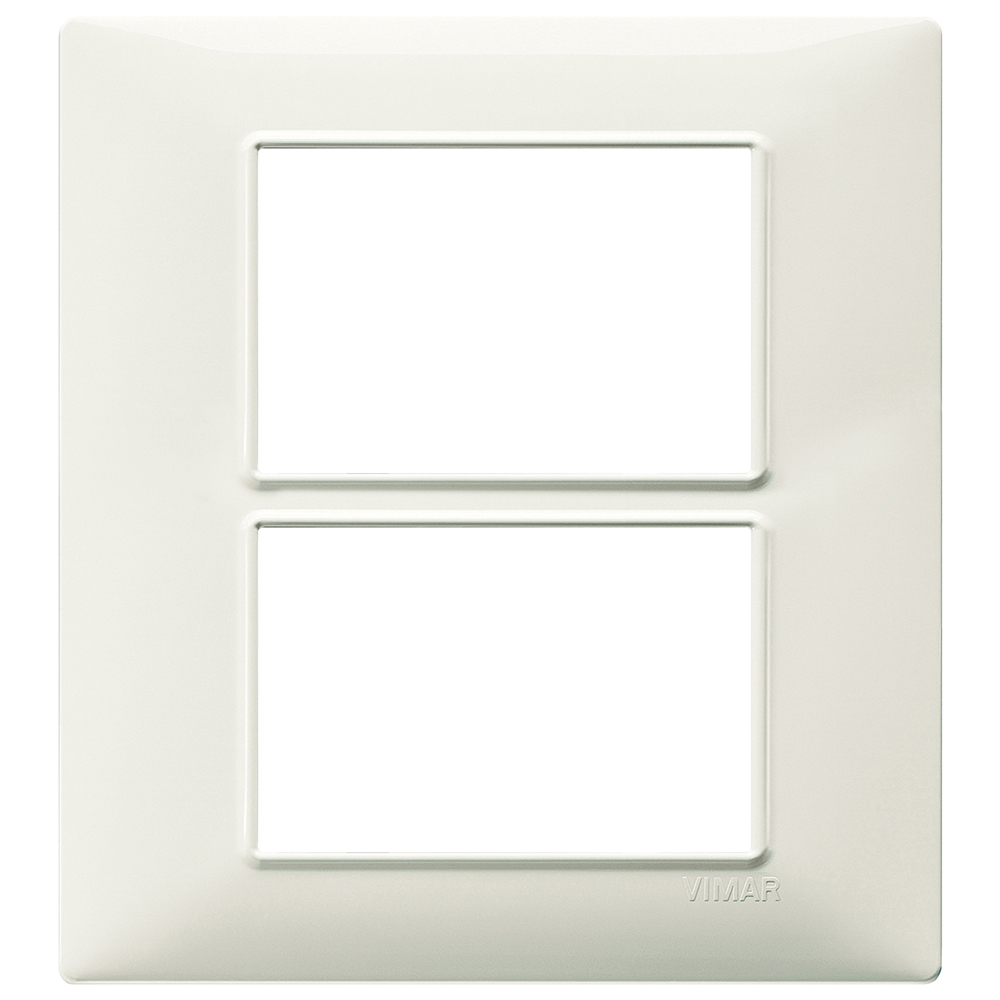 VIMAR - 14659.02 - Plate 6(3+3)M techn. ivory