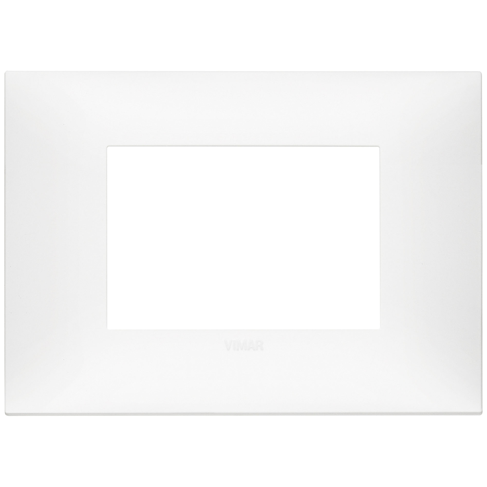 VIMAR - 09673.11 cover plate - 3 centered module matt white color NEVE UP