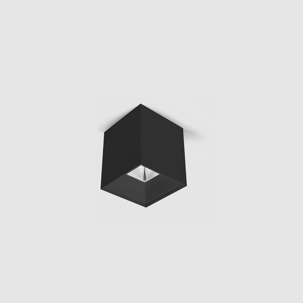 POLARIS LIGHTING - LED DOWNLIGHT CUBE L100/W100/H112mm 15W 3000K 1400lm 36° Black 1108
