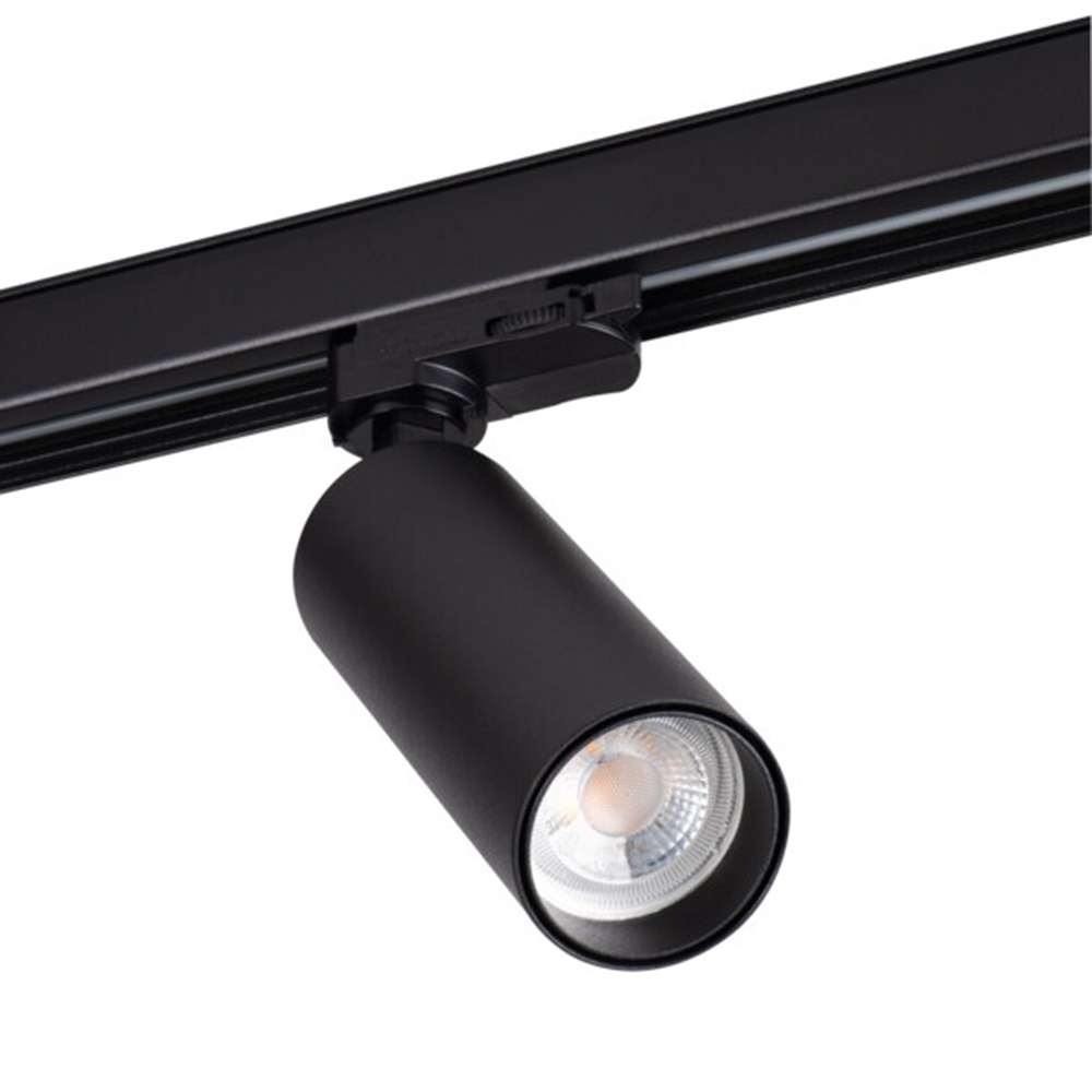 KANLUX - Rail-mounted projector ACORD ATL2 GU10 max 10W PAR16 black - 33139