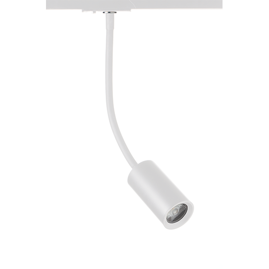 ACA LIGHTING - OLIV1040W2 WHITE LED TRACK LIGHT 10W 4000K 2WIRES 24° 850LM 230V Ra80