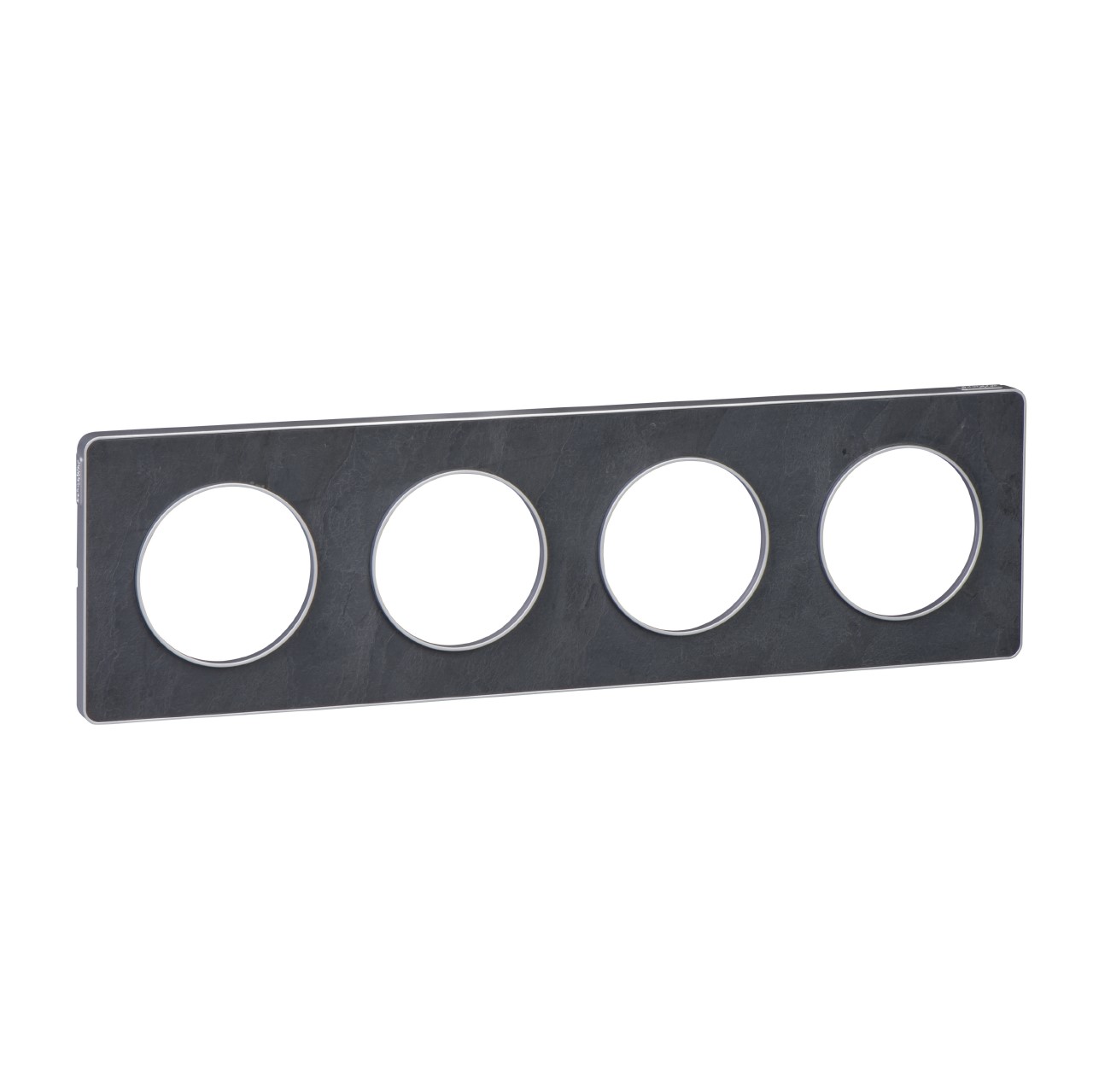 SCHNEIDER ELECTRIC - S530808V Odace Touch aluminium декоративна рамка четворна камък