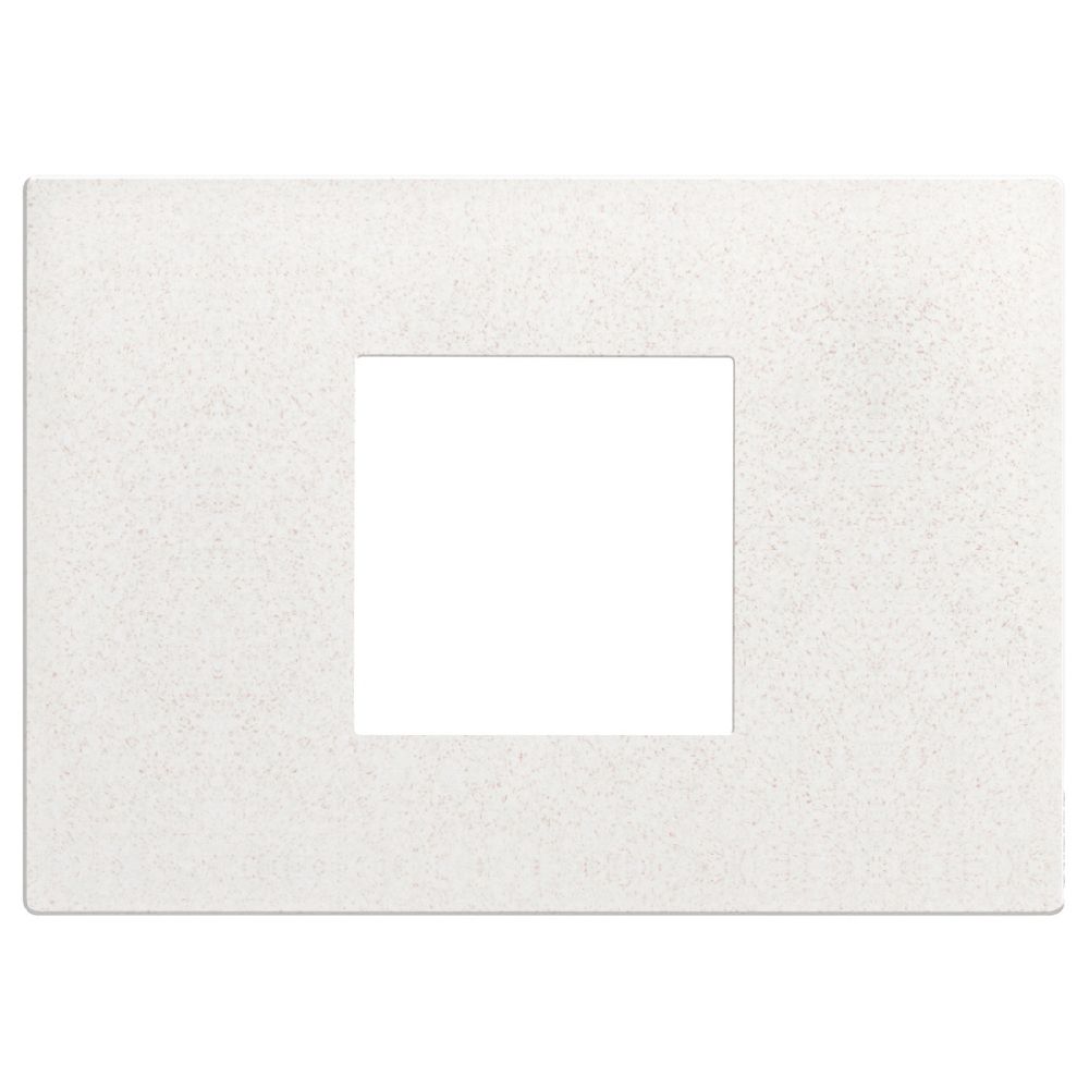 BTICINO - Frame 2 modules for mounting on a 3 module console White Fiber Light Now YA4819WV