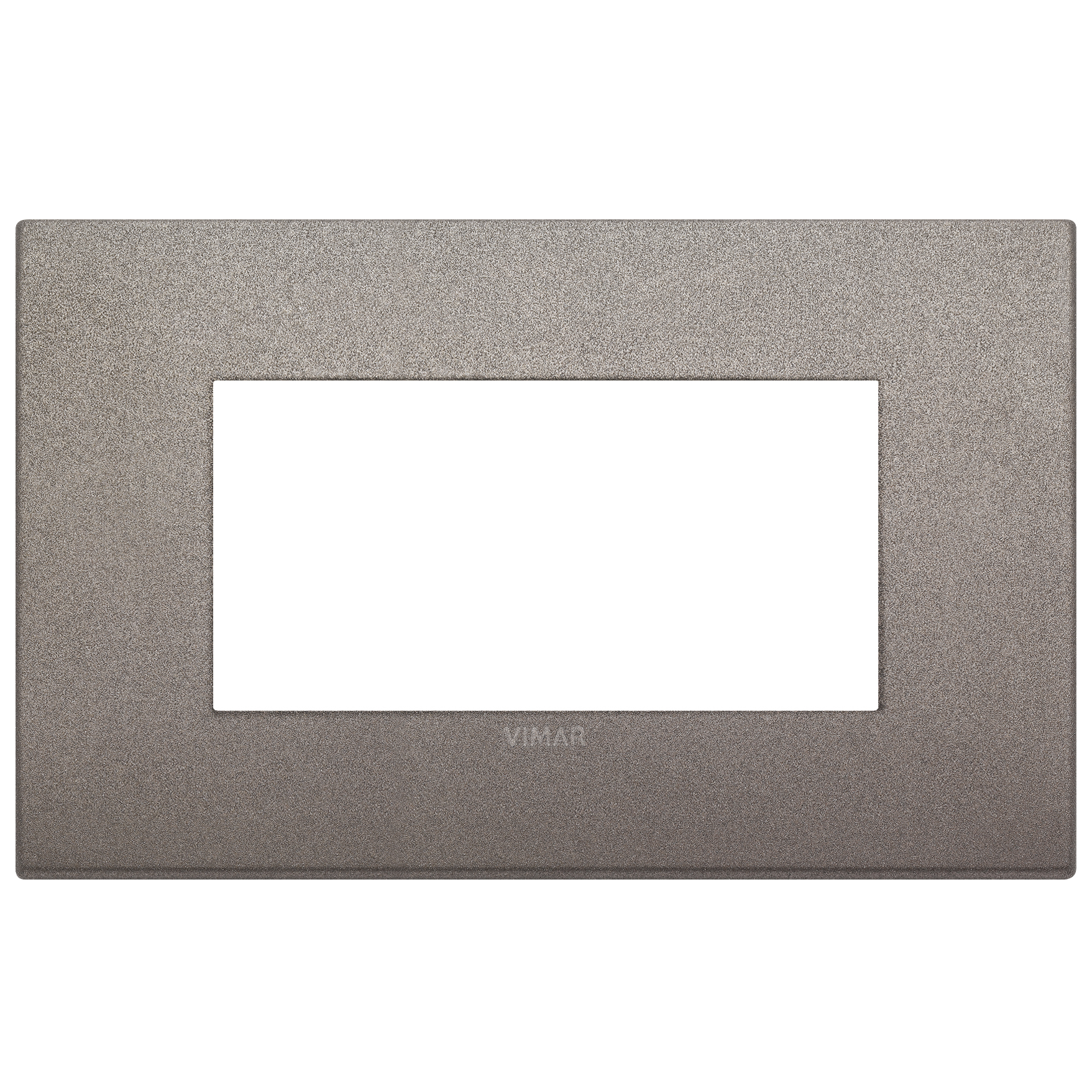 VIMAR - 19654.04 - Classic plate 4M metal matt titanium
