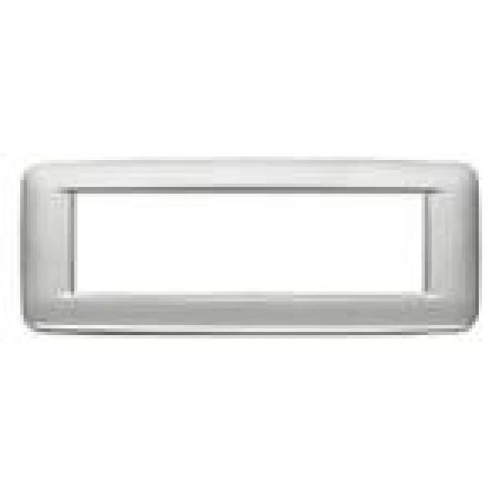 VIMAR - 20687.N13 - Round plate 7M Bright matt silver