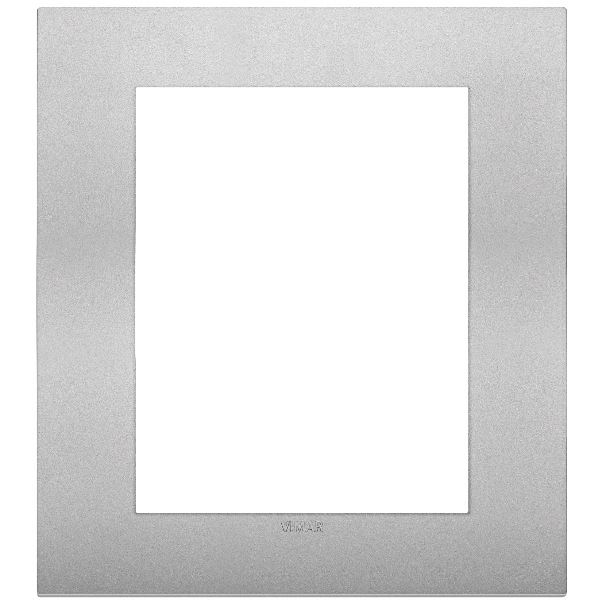 VIMAR - 19668.79 - Classic plate 8M techno matt silver