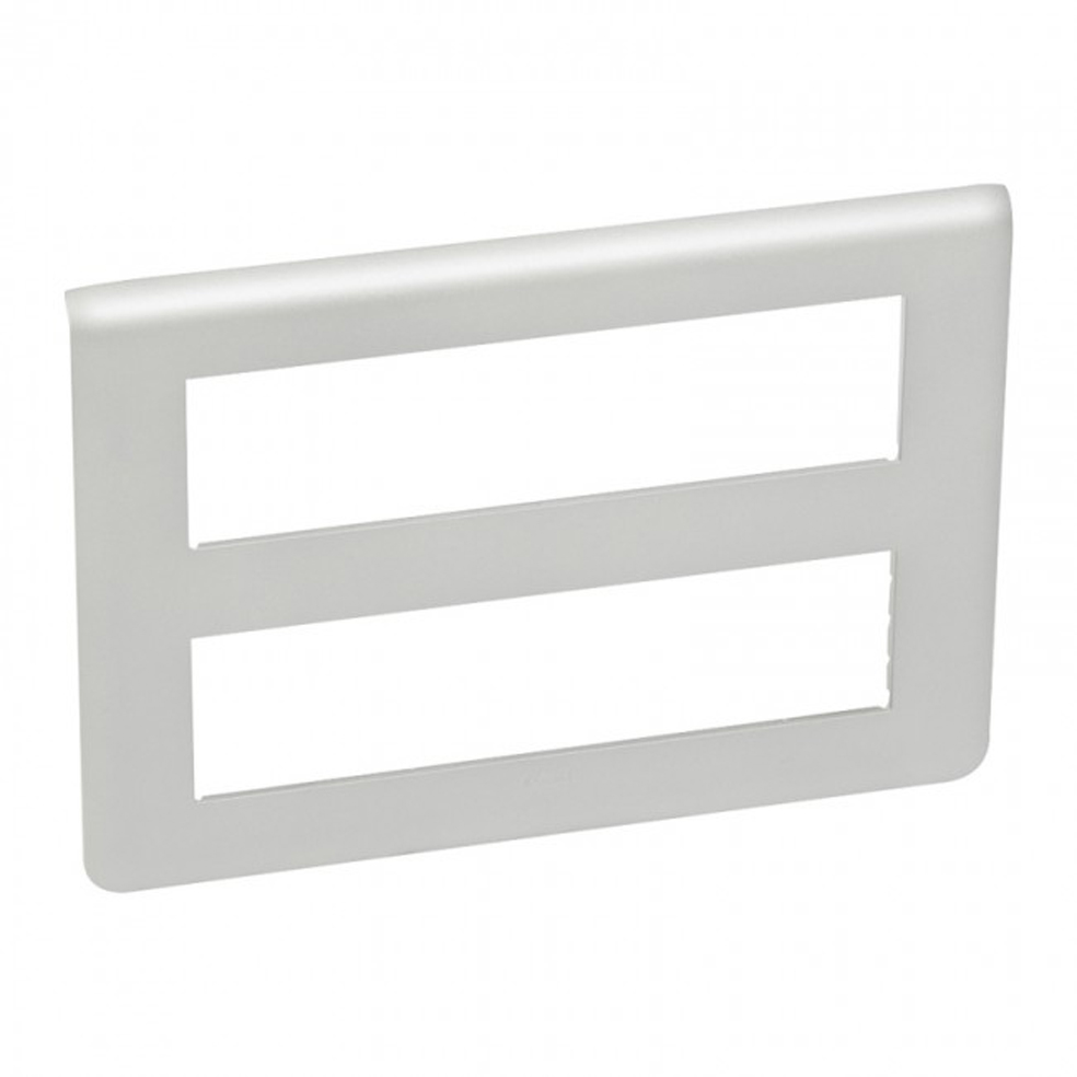 LEGRAND - 0 793 37 Plate Mosaic - 2 x 8 modules - alu