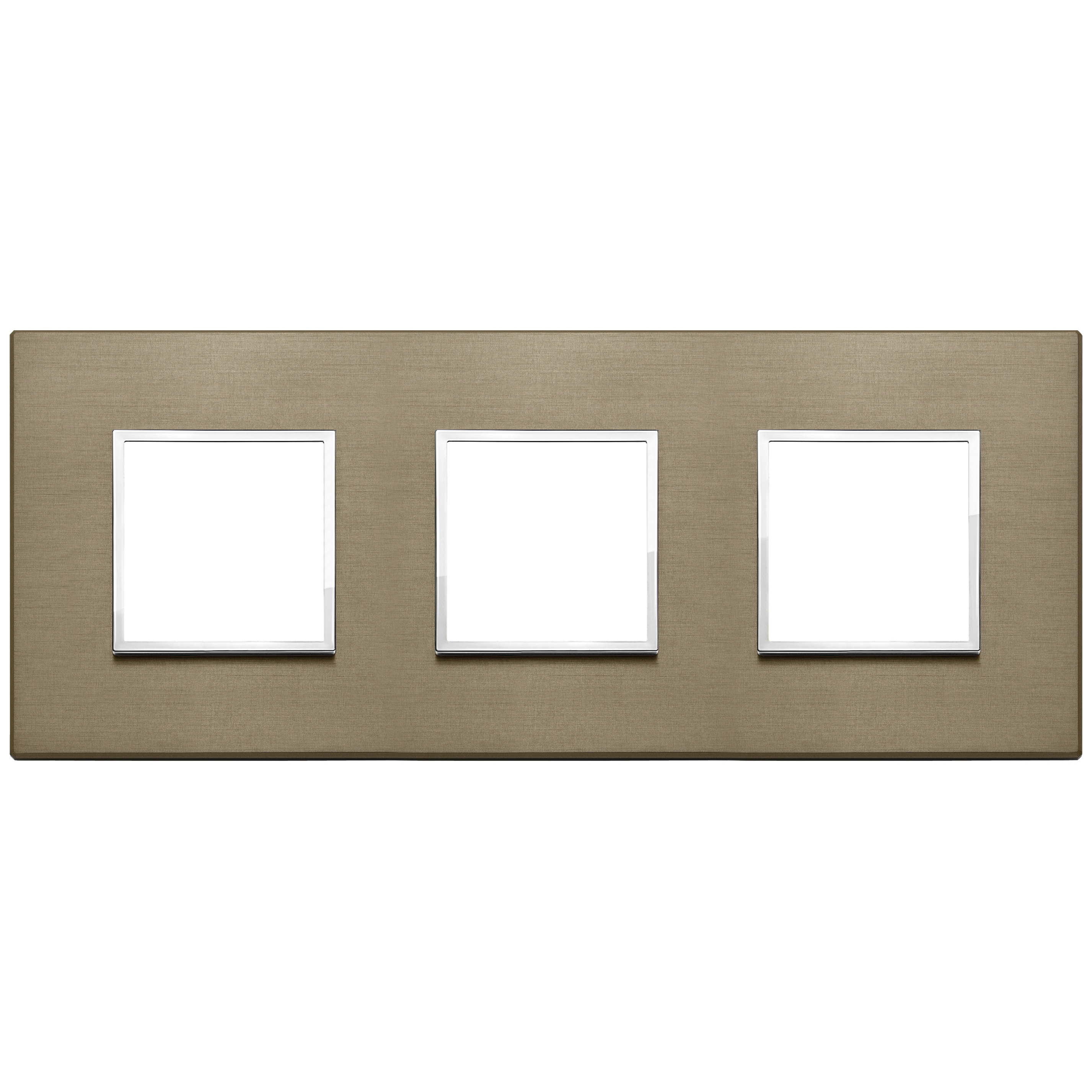 VIMAR - 21644.05 - Plate 6M (2+2+2) 71mm dark bronze