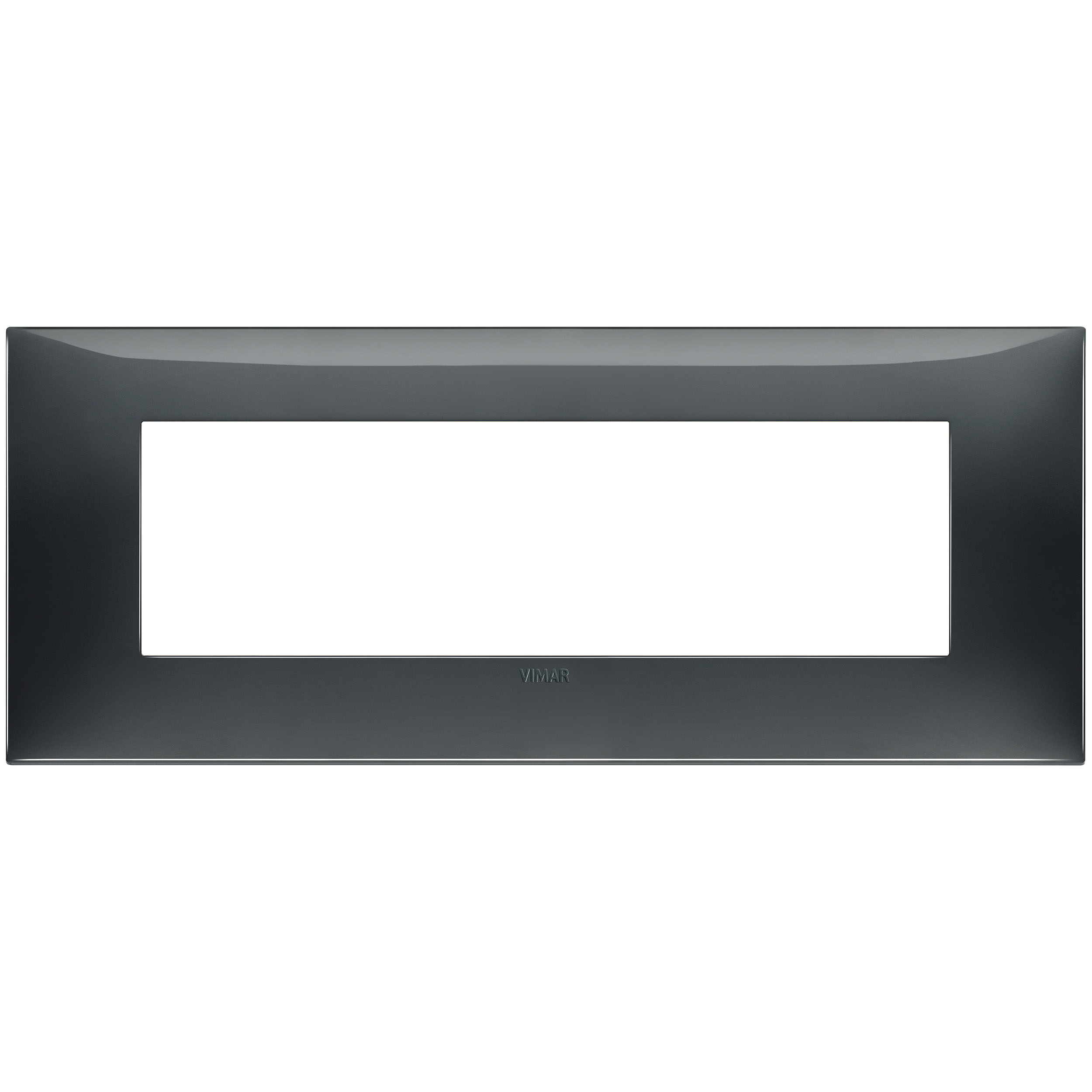 VIMAR - 09677.03 cover plate - 7 centered module slate grey color NEVE UP