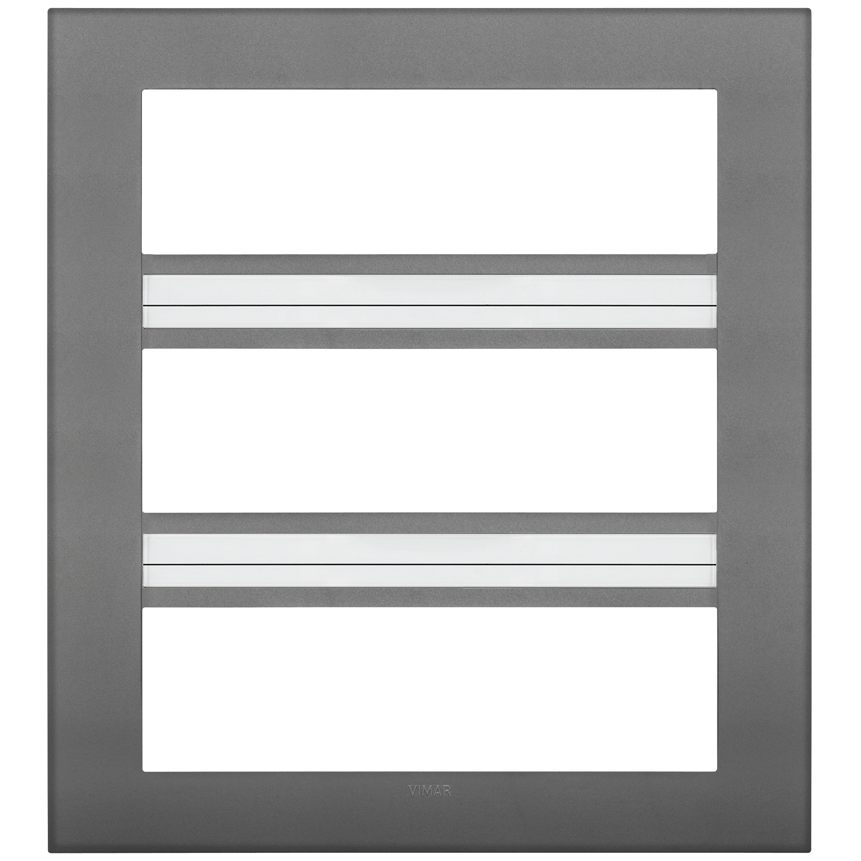 VIMAR - 19661.72 - Classic plate 21M technopolymer grey
