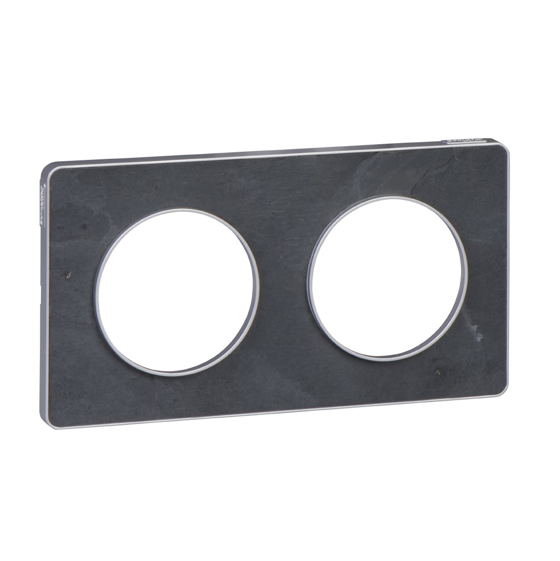 SCHNEIDER ELECTRIC - S530804V Odace Touch aluminium декоративна рамка двойна камък