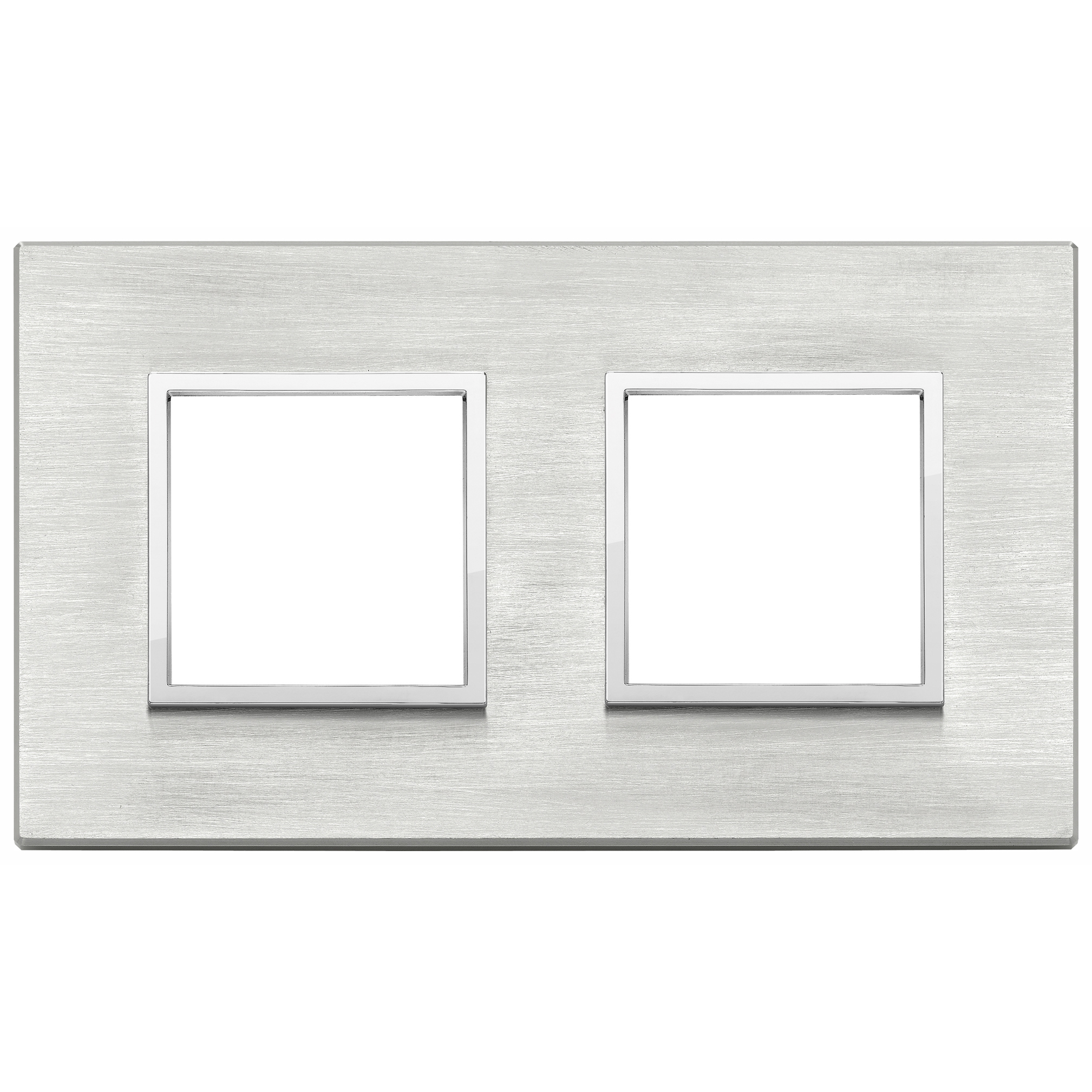 VIMAR - 21643.02 - Plate 4M (2+2) 71mm Next grey