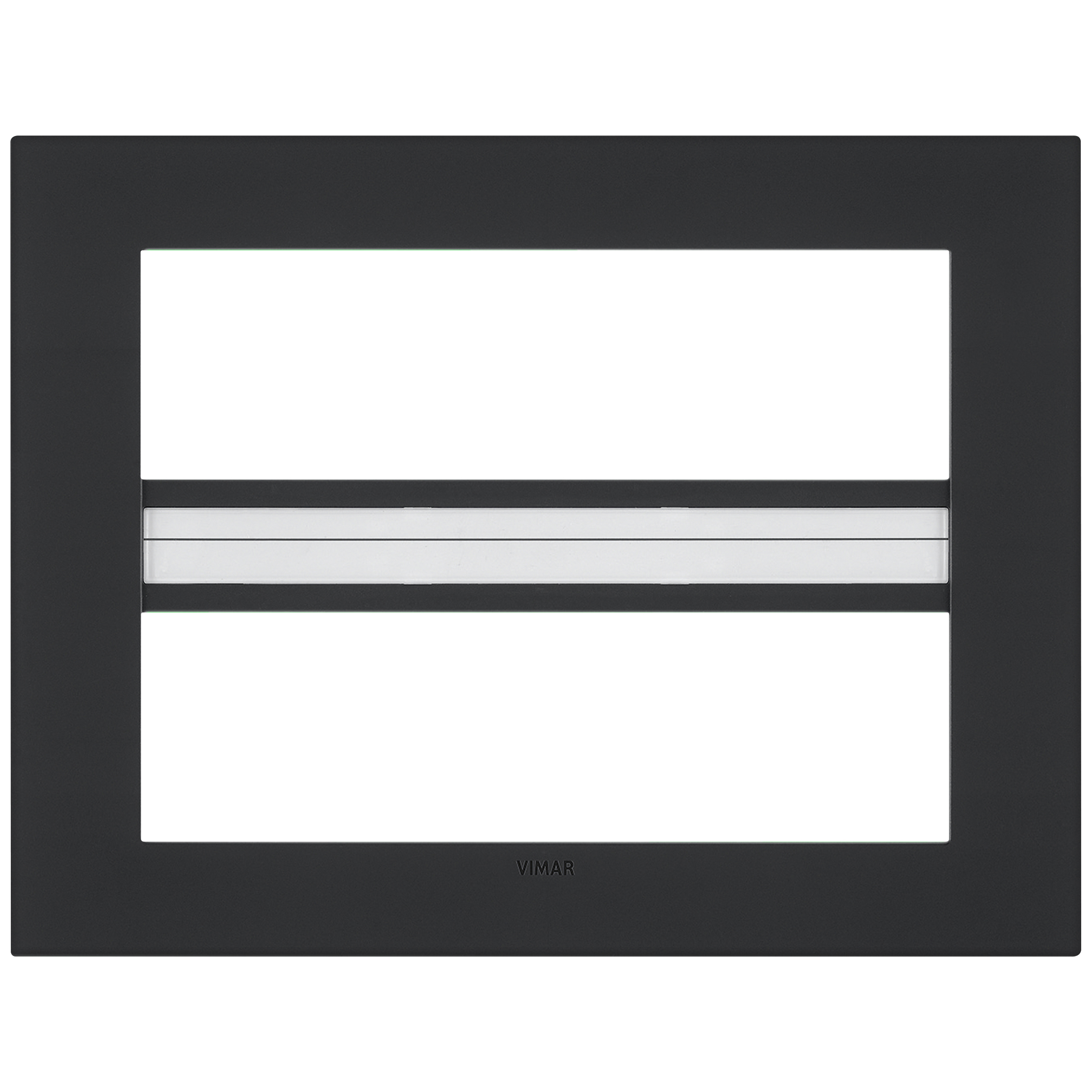 VIMAR - 19660.71 - Classic plate 14M technopolymer black