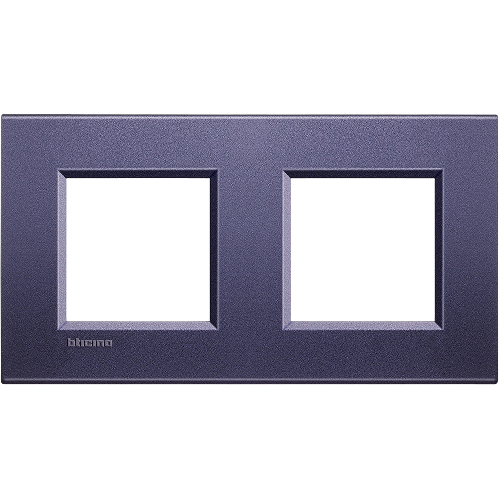 BTICINO - LNA4802M2CB Square cover plate 2х2modules -club-metal