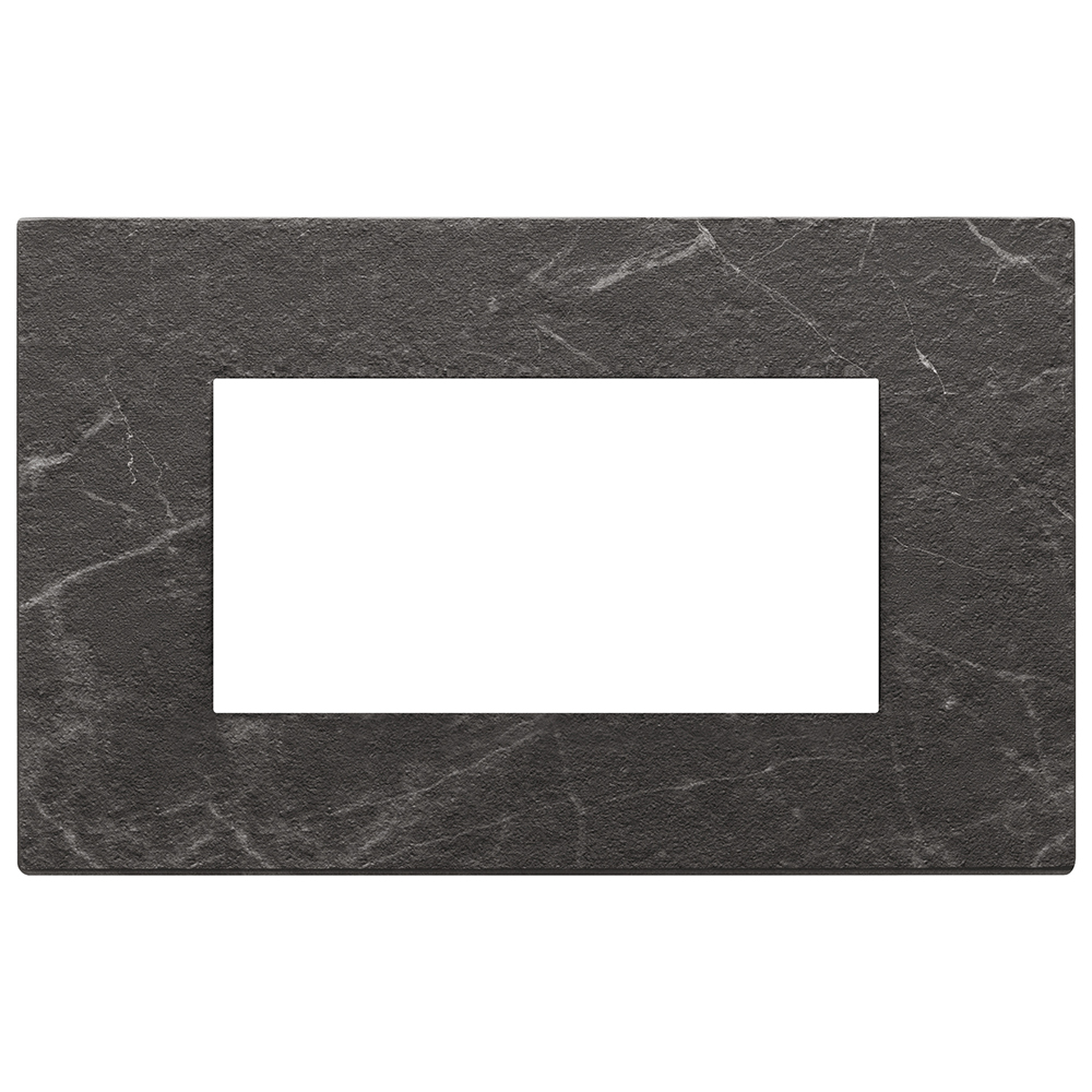 VIMAR - 22654.53 - Eikon Exe Рамка 4М италиански стандарт Black Marquina