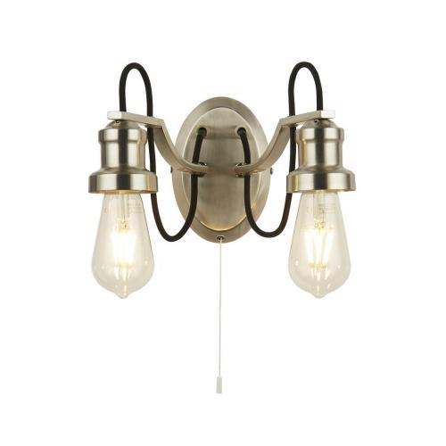 SEARCHLIGHT - Wall Lamp OLIVIA 1062-2SS Е27 2x60W