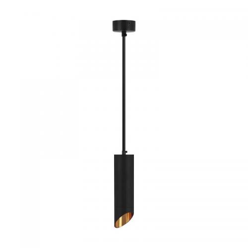 V-TAC - GU10 Hanging Pendant Black  55X300mm SKU: 6685