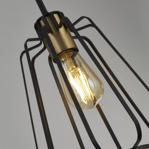 SEARCHLIGHT - Ceiling Pendant MELBOURNE 24053-3BK E27 3x60W