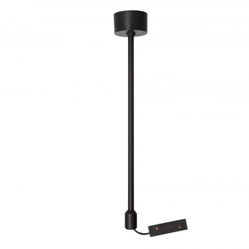 NOVA LUCE - Suspension and power connector for magnetic track Ø6, H:37.3 cm.   9560030  Ultra Slim Magnetic B-suspend accessories ✴ Black