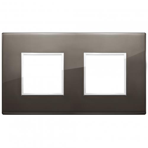 VIMAR - 21643.06 - Eikon EVO Рамка 2х2М немски стандарт Black Sapphire