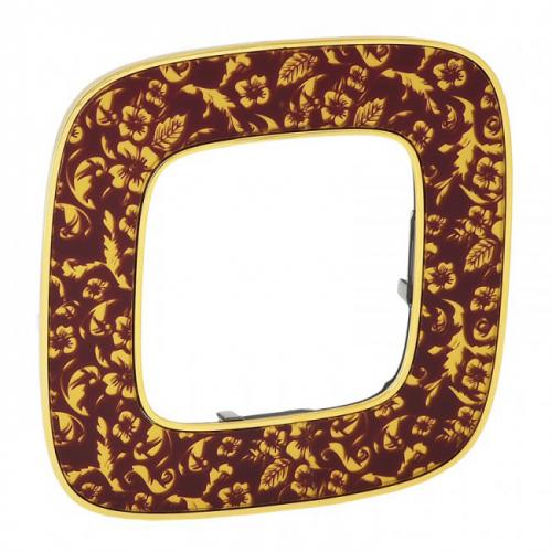 LEGRAND - 7 544 41 Plate Valena Allure - 1 gang - purple barroque